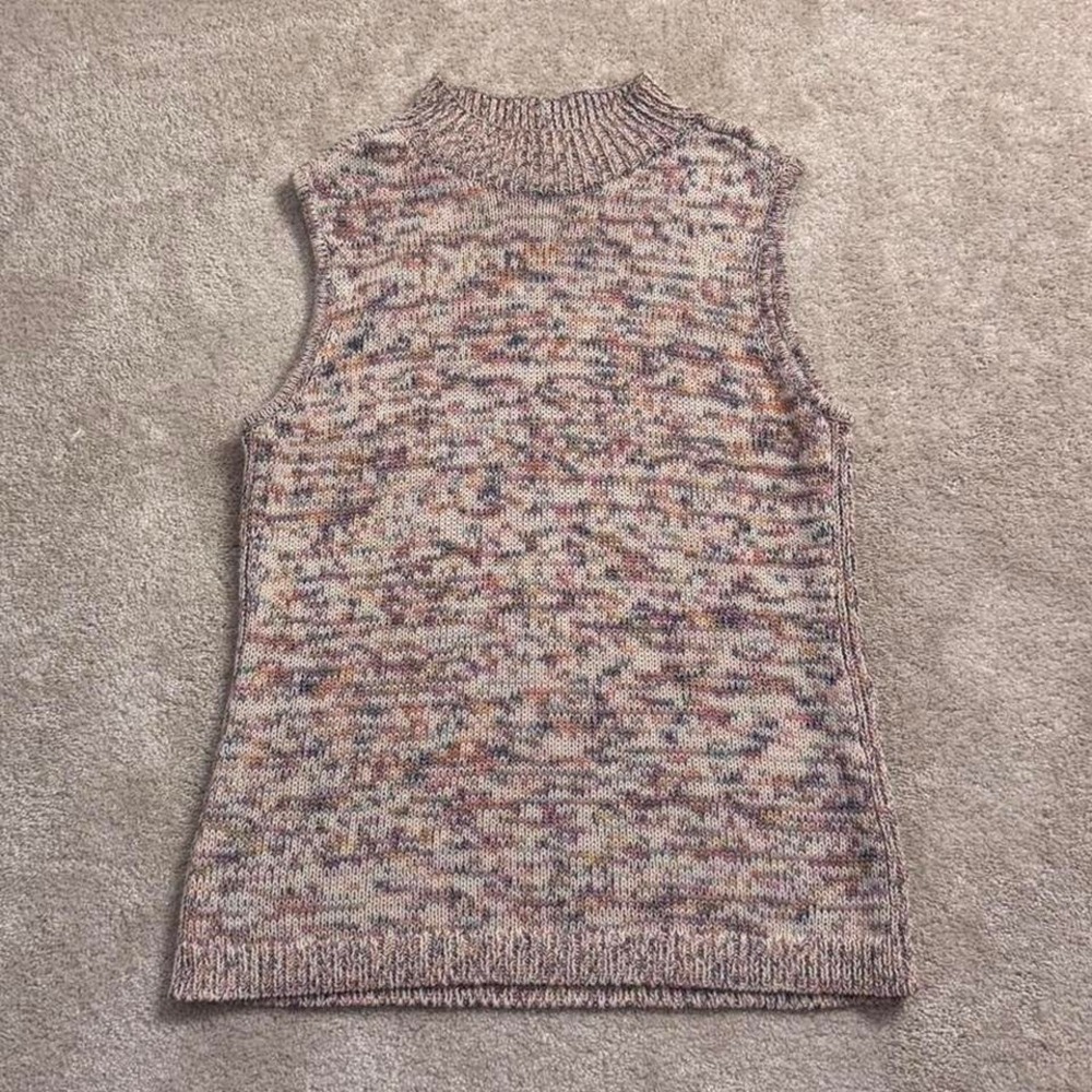 Talbots multi colored sweater tank Size M